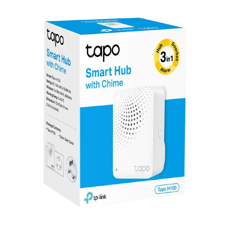 TP-Link Tapo H100 Smart Hub with Chime, , hi-res