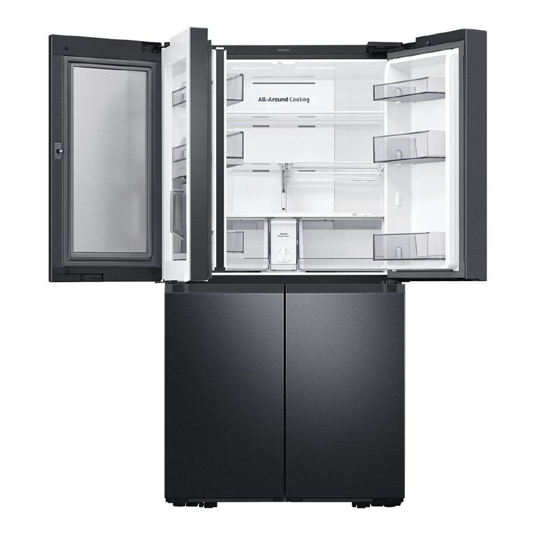 Samsung 648L French Door Fridge Freezer with Beverage Showcase SRF7500BB - Black, , hi-res