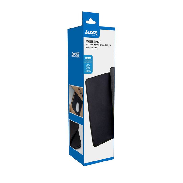 Laser Standard Size Mouse Pad - Black, , hi-res