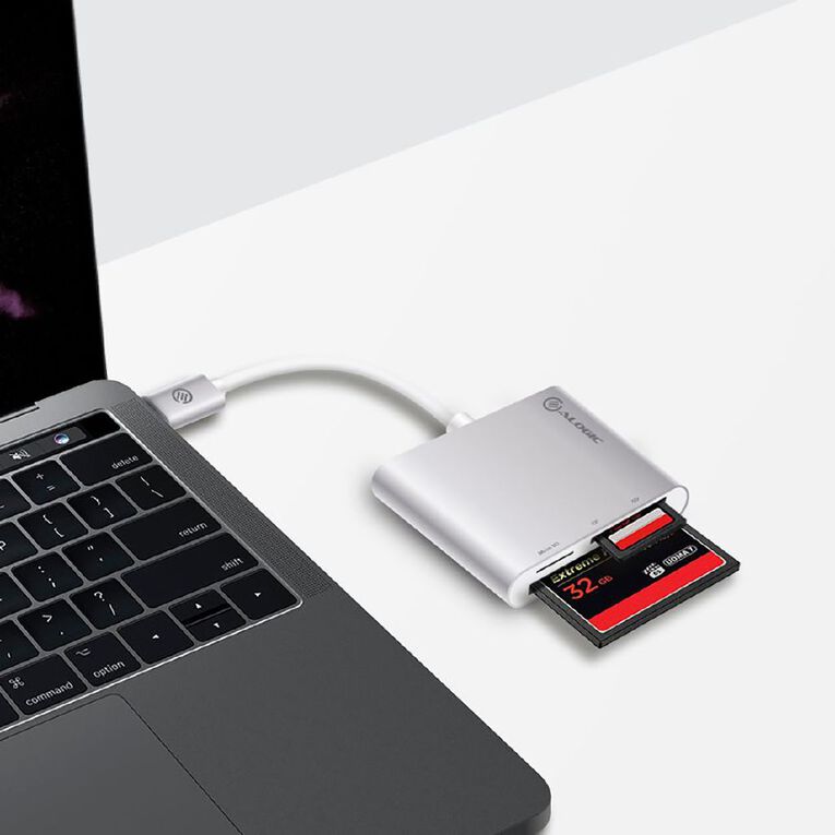 Alogic PLUS USB-C Multi Card Reader, , hi-res