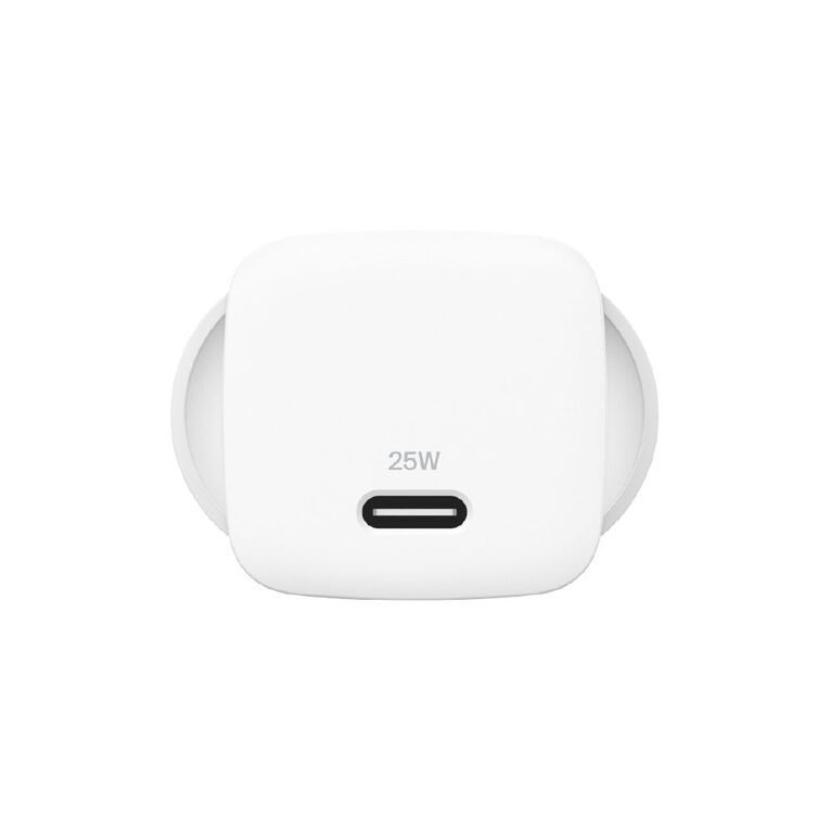 Belkin BoostCharge Single USB-C Wall Charger 25W - White, , hi-res