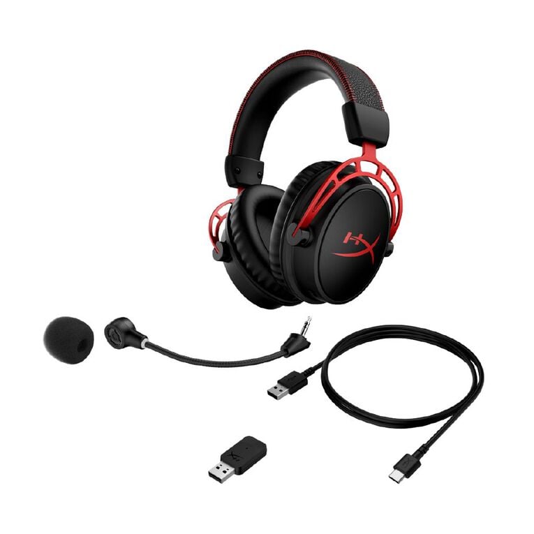 HyperX Cloud Alpha Wireless DTS Gaming Headset - Black/Red, , hi-res