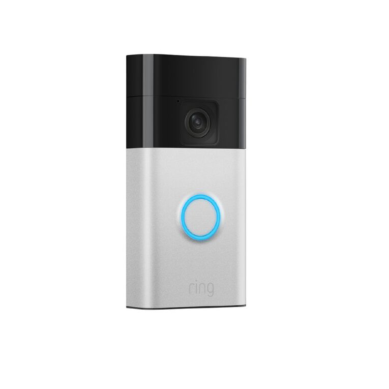 Ring Battery Video Doorbell + Chime - Satin Nickel, , hi-res