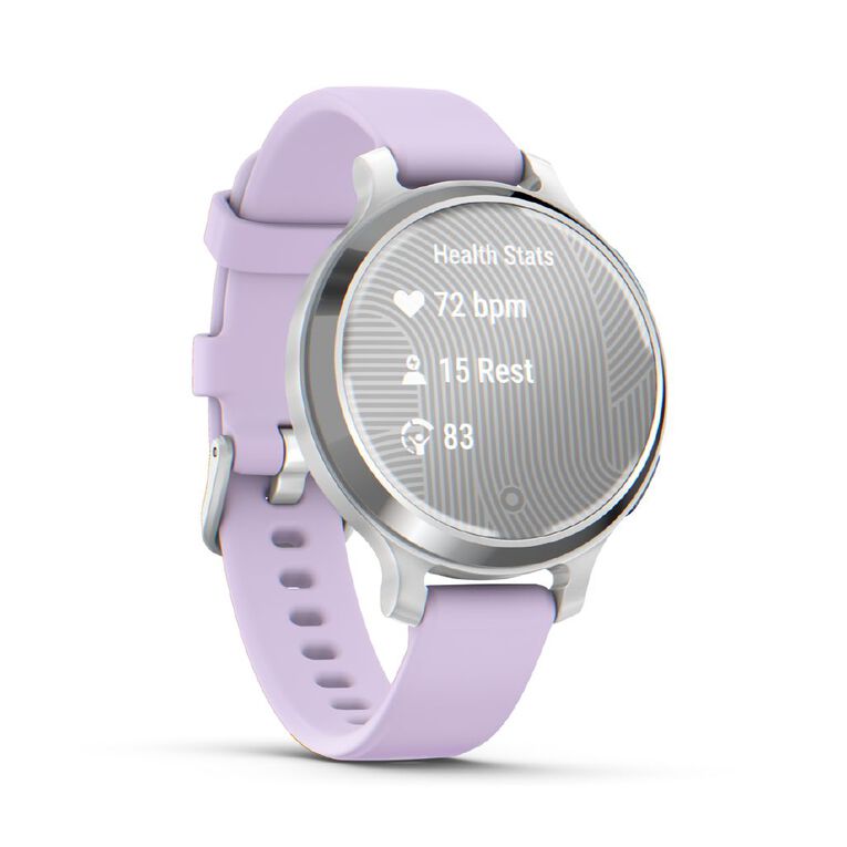 Garmin Lily 2 Active Silver With Jasmine Silicone Band, , hi-res