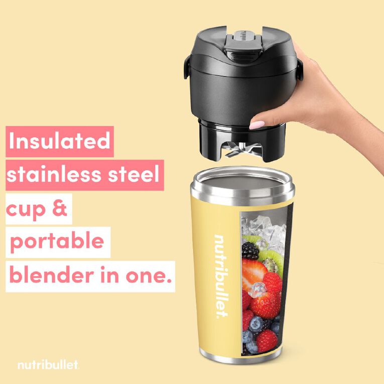 Nutribullet Flip - Stainless Butter Yellow, , hi-res