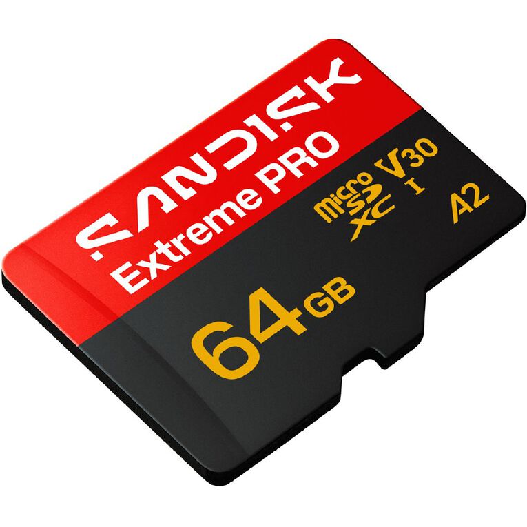 Sandisk Extreme Pro microSD UHS-I 64GB MicroSD 200MB/s(R) / 90MB/s(W), , hi-res