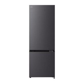LG 335L Bottom Mount Fridge Freezer - Matte Black Finish