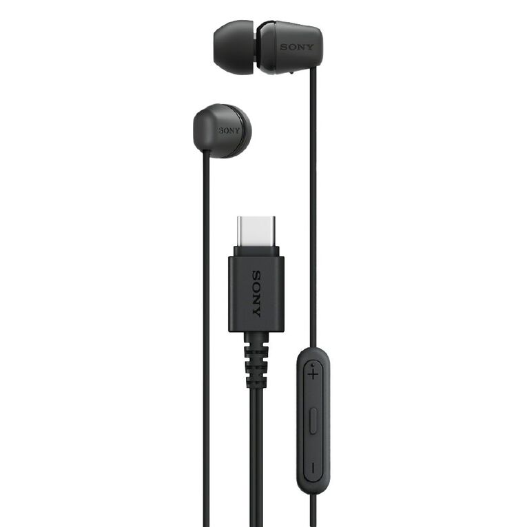 Sony IER-EX15C In-Ear Headphones with USB-C - Black, , hi-res