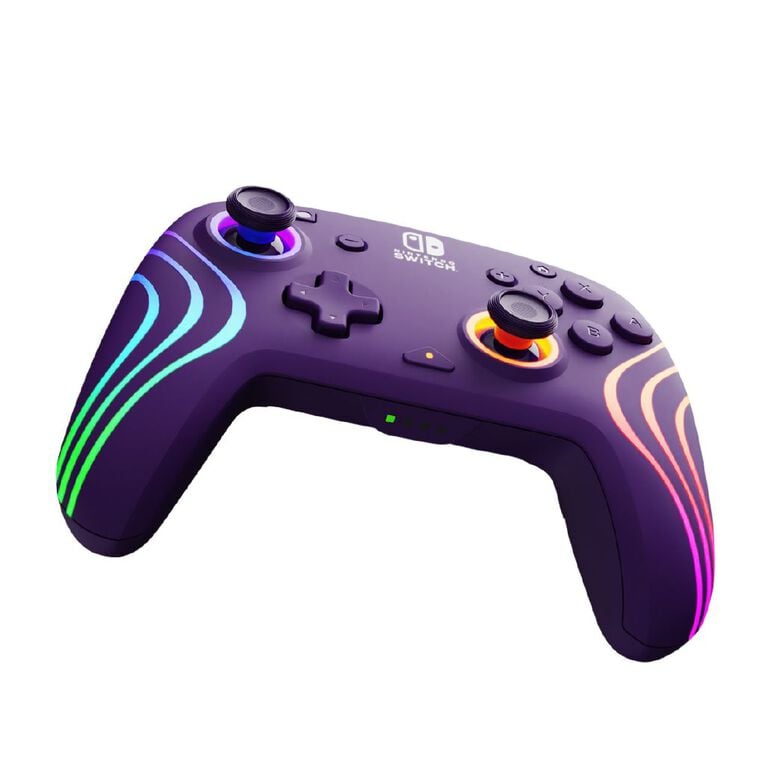 PDP Afterglow Wave Wireless Nintendo Switch Controller - Purple, , hi-res