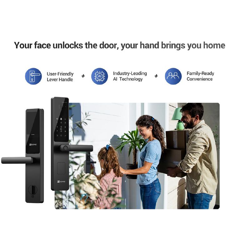 EZVIZ Y2000 FVS Smartlock, , hi-res