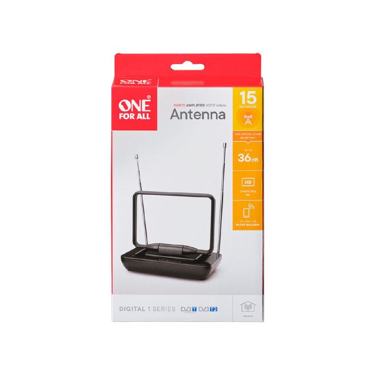 One for All Amplified Indoor Antenna (SV9125), , hi-res