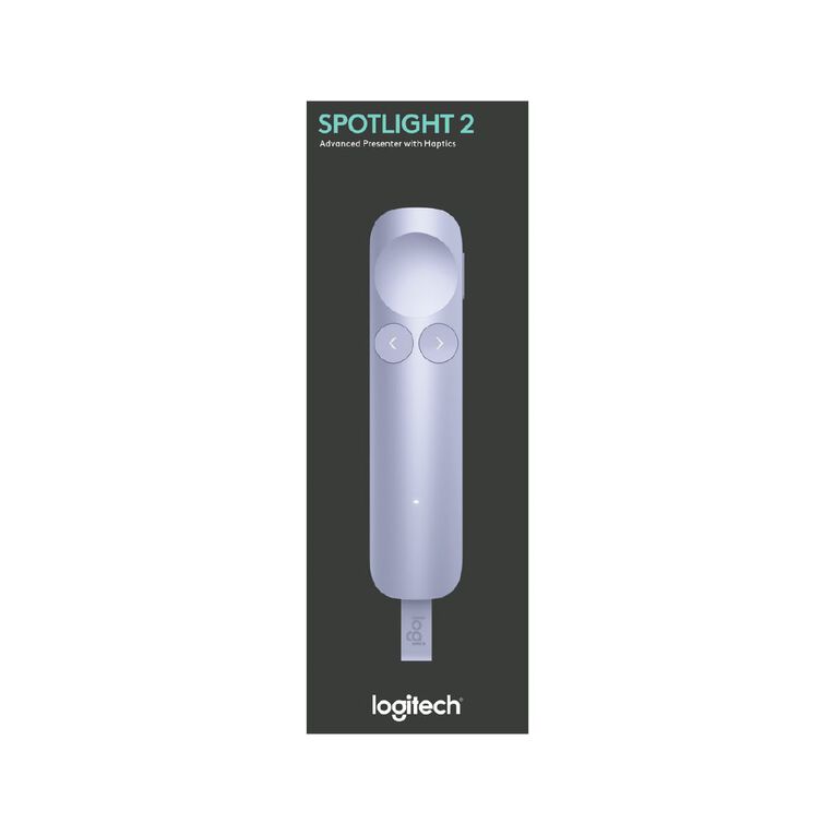Logitech Spotlight 2 Presentation Remote - Light Lilac, , hi-res