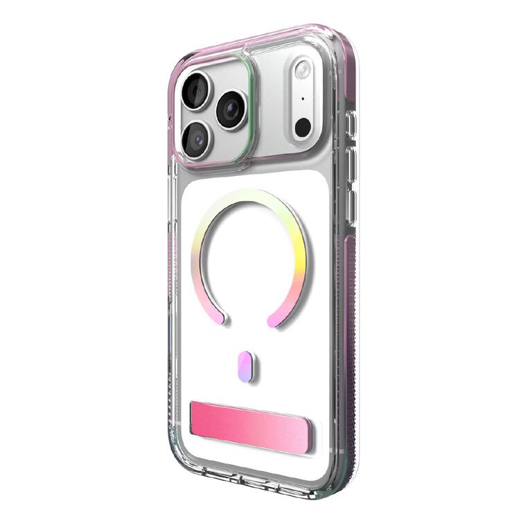 Zagg Santa Cruz Snap Kickstand Metallic Case for iPhone 18 Pro Max / 17 Pro Max - Opalescent, , hi-res