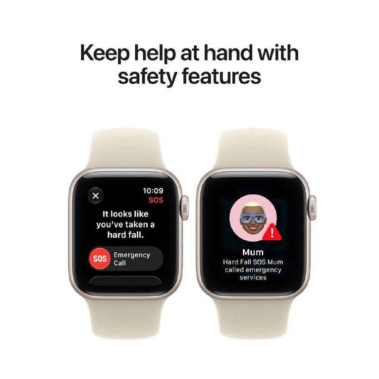 Apple Watch SE 3 Cellular 40mm Midnight Aluminium Case with Navy Blue Sport Band S/M, , hi-res