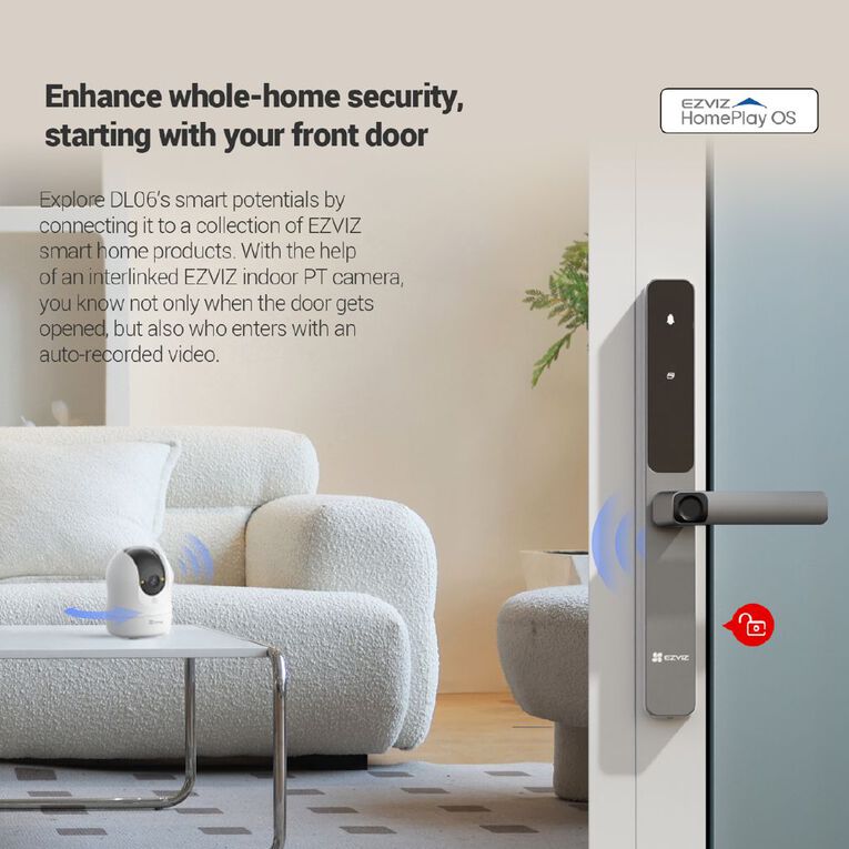 EZVIZ DL06 Smartlock, , hi-res