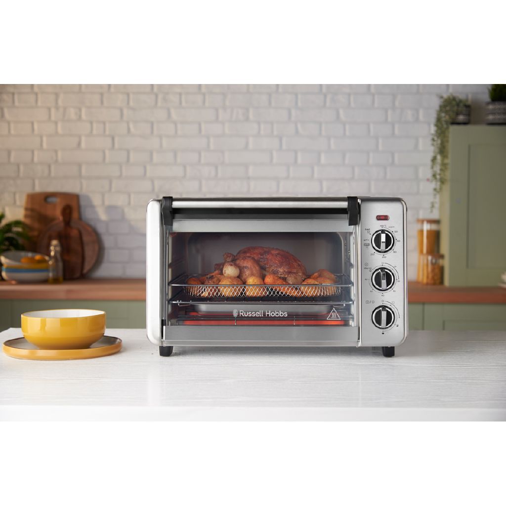 Russell Hobbs Air Fry Crisp'n'Bake Bench Top Oven - Noel Leeming