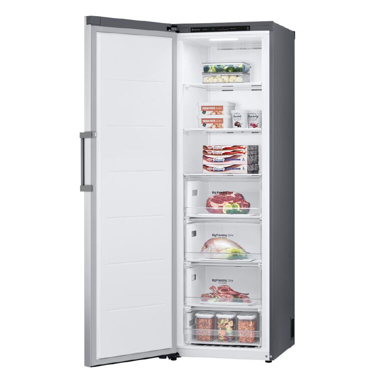 LG 324L Pigeon Pair Single Door Freezer - Stainless Steel Finish, , hi-res