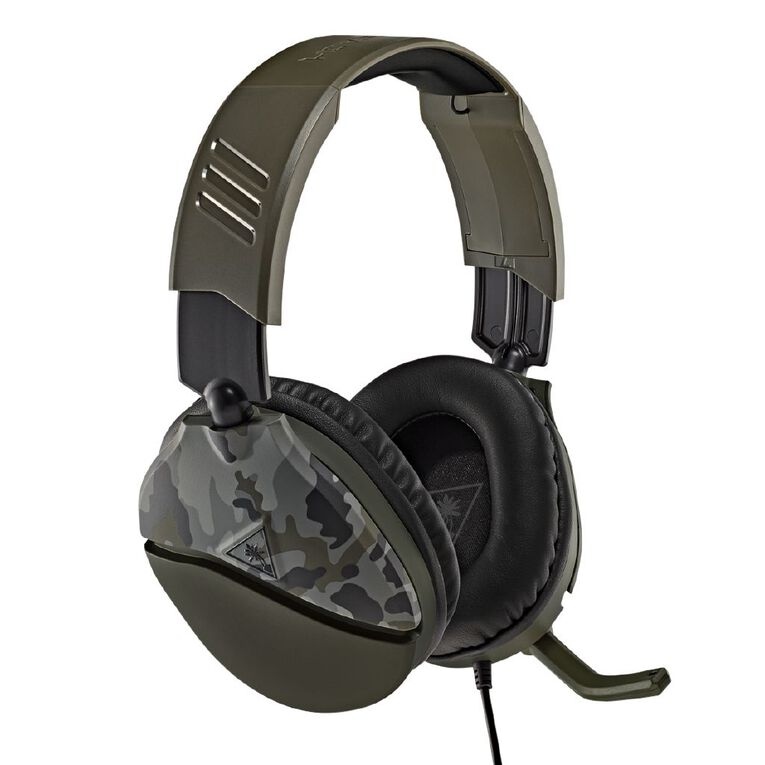 Turtle Beach Recon 70 Multiplatform Gaming Headset - Green Camo, , hi-res