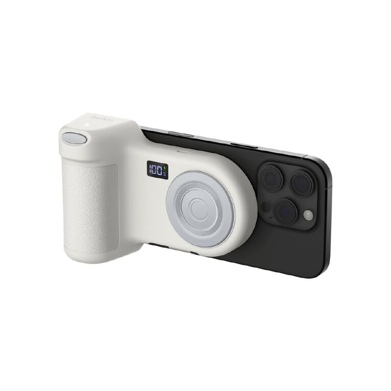 Belkin Stage PowerGrip Magnetic Charging Camera Grip with Power Bank - Sand, , hi-res