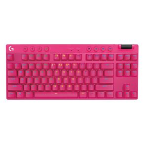 Logitech G PRO X TKL LIGHTSPEED Wireless Gaming Keyboard - Magenta