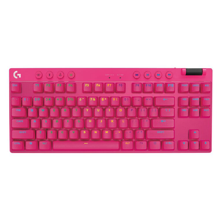 Logitech G PRO X TKL LIGHTSPEED Wireless Gaming Keyboard Magenta