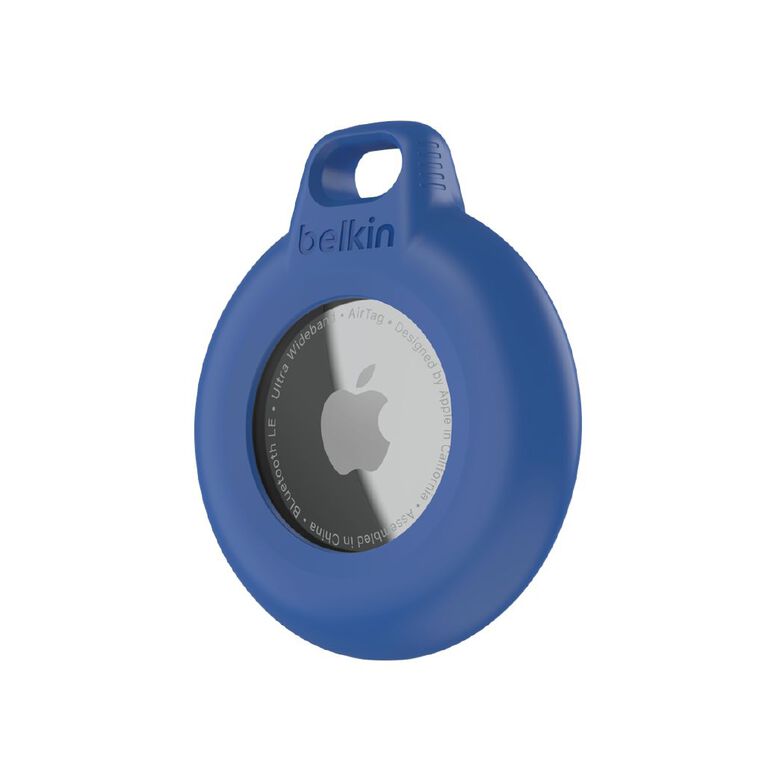 Belkin 2pk Waterproof Airtag Holder with Keyring - Blue, , hi-res