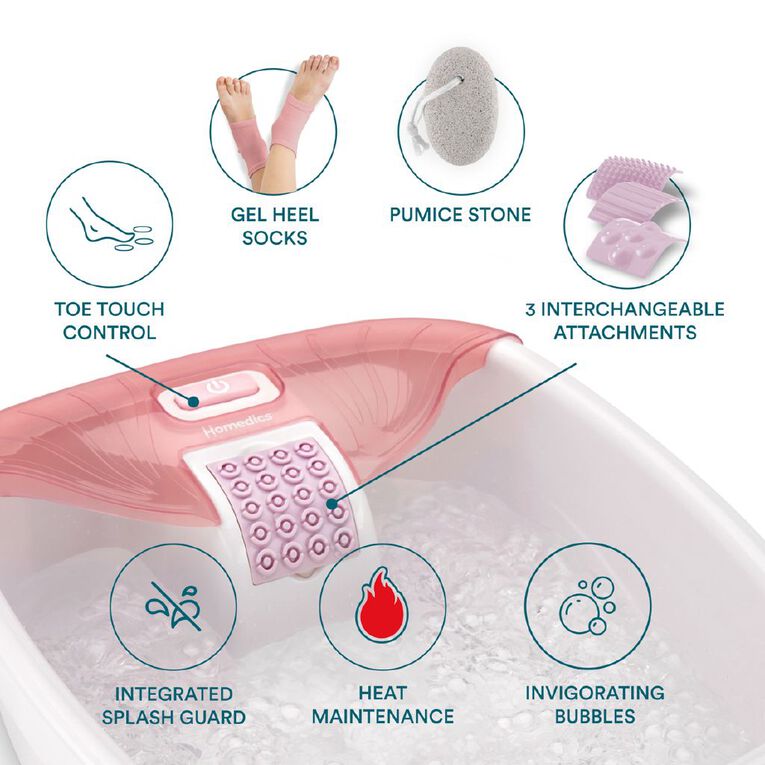 Homedics FB-54-AU Bubble Bliss Deluxe Foot Spa, , hi-res