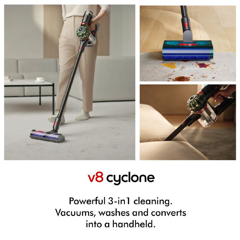 Dyson V8 Cyclone & Wash-Head, , hi-res