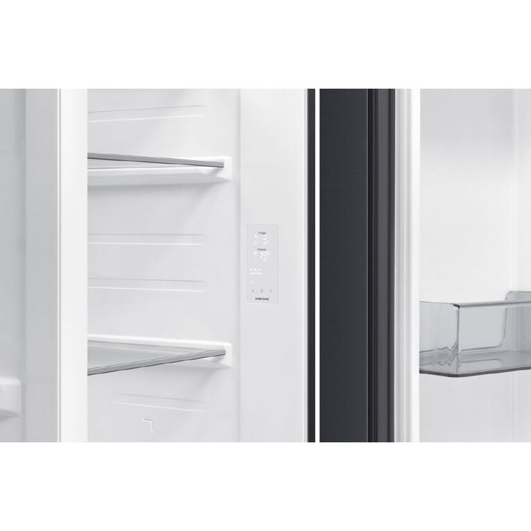 Samsung 634L Side By Side Auto Open Door Fridge Freezer - Dark Stainless (SRS6300B), , hi-res