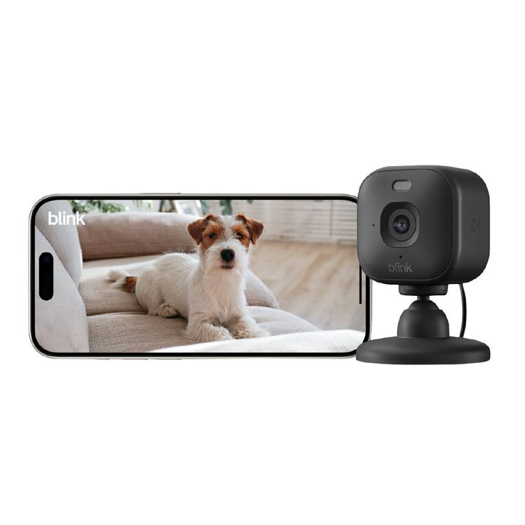 Blink Mini 2K+ Security Camera - Black, , hi-res