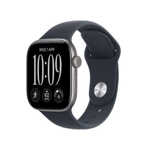 Apple Watch Series 12 GPS 42mm Space Grey Aluminium Case with Navy Blue Sport Band M/L