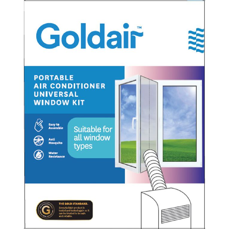Goldair Portable Air Conditioner Universal Window Kit, , hi-res