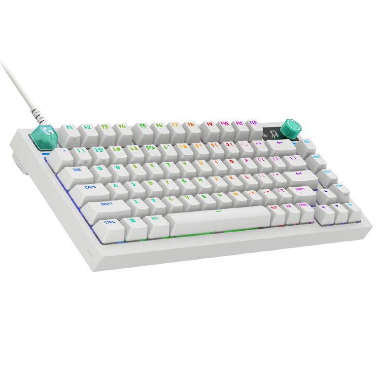 Logitech G316 X 75 Wired Gaming Keyboard - White, , hi-res