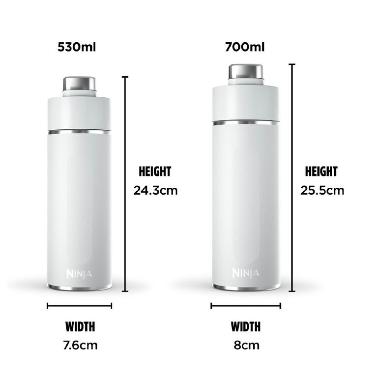 Ninja Thirsti 700ml Travel Bottle - Cloud White, , hi-res