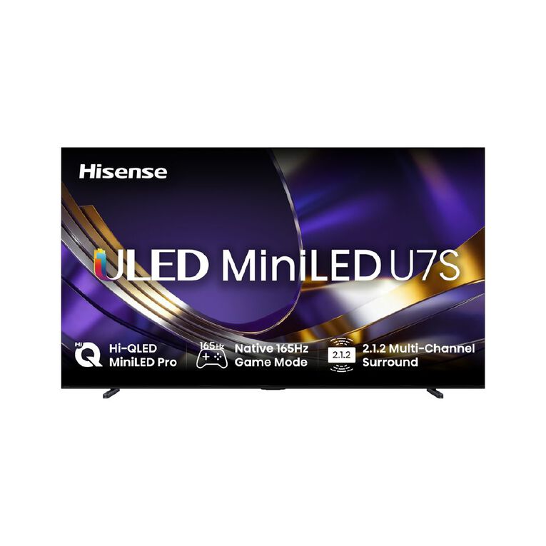 Hisense 100 Inch U7SNZ Mini-LED 4K QLED 165Hz TV, , hi-res