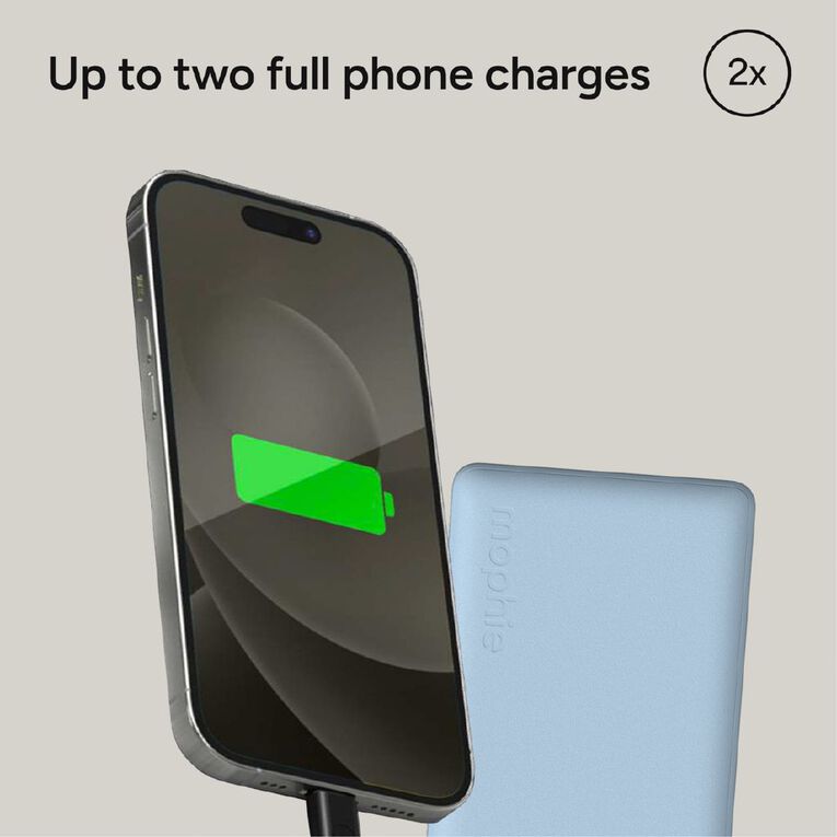Mophie Power Boost 10K PD Powerbank - Blue, , hi-res