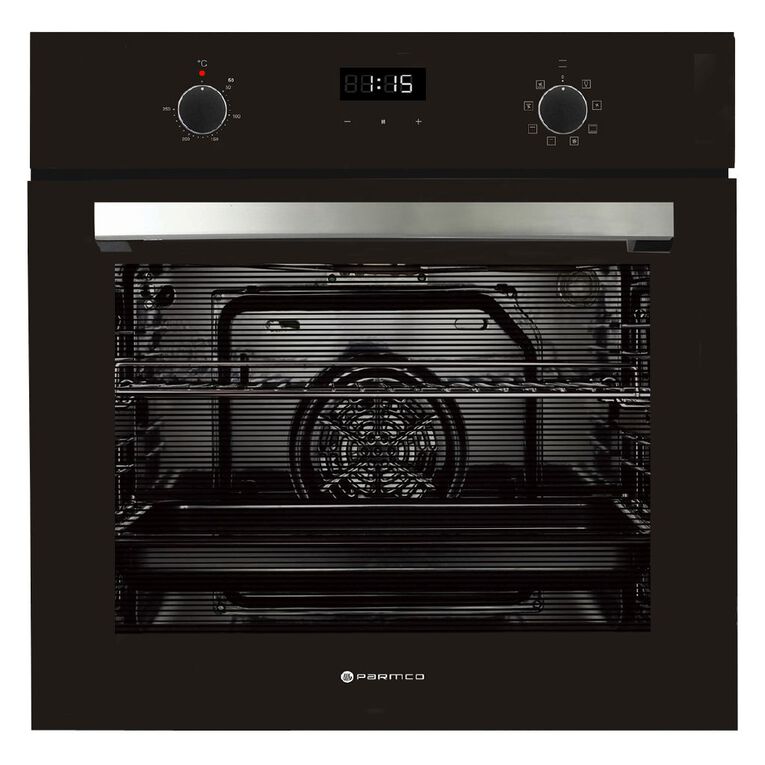Parmco 60cm Electric Wall Oven Black Noel Leeming