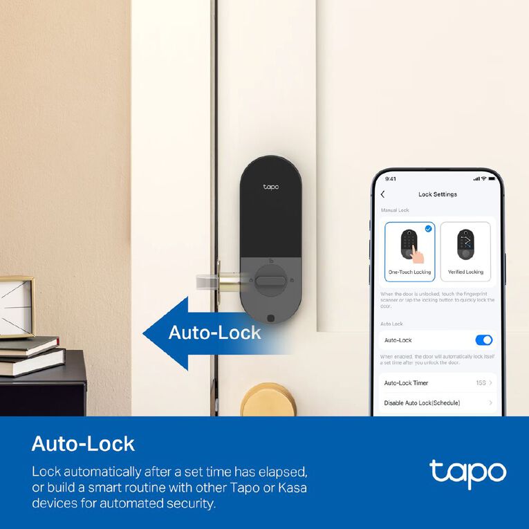 TP-Link Tapo DL110 Smart Wifi Door Lock, , hi-res
