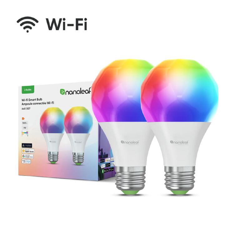 Nanoleaf Essentials Smart Bulb E27 WIFI - 2 Pack, , hi-res
