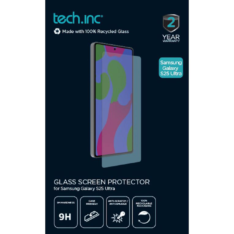 Tech.Inc Recycled Glass Screen Protector - Samsung S25 Ultra, , hi-res