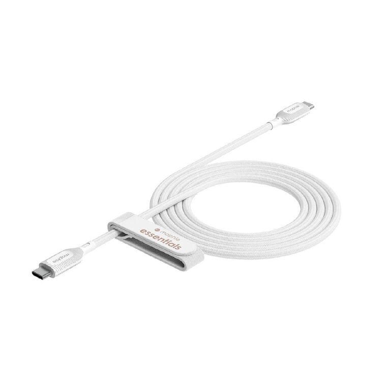 Mophie USB-C 2m Cable 60W White, , hi-res