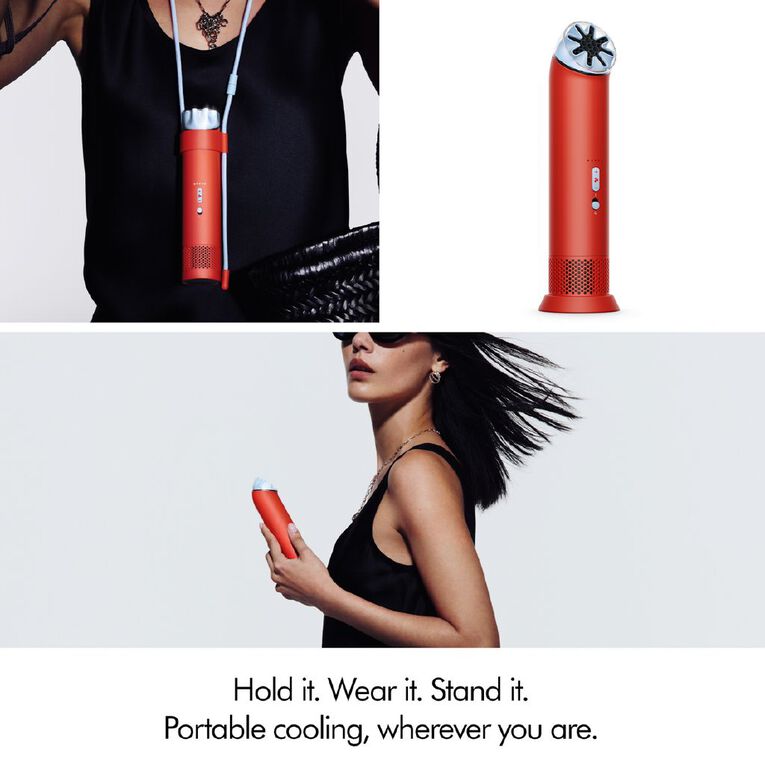 Dyson HushJet Mini Cool fan in Carnelian Sky, , hi-res