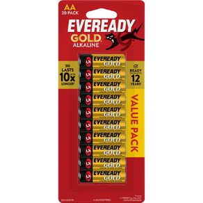 Eveready Gold AA - 20 Pack