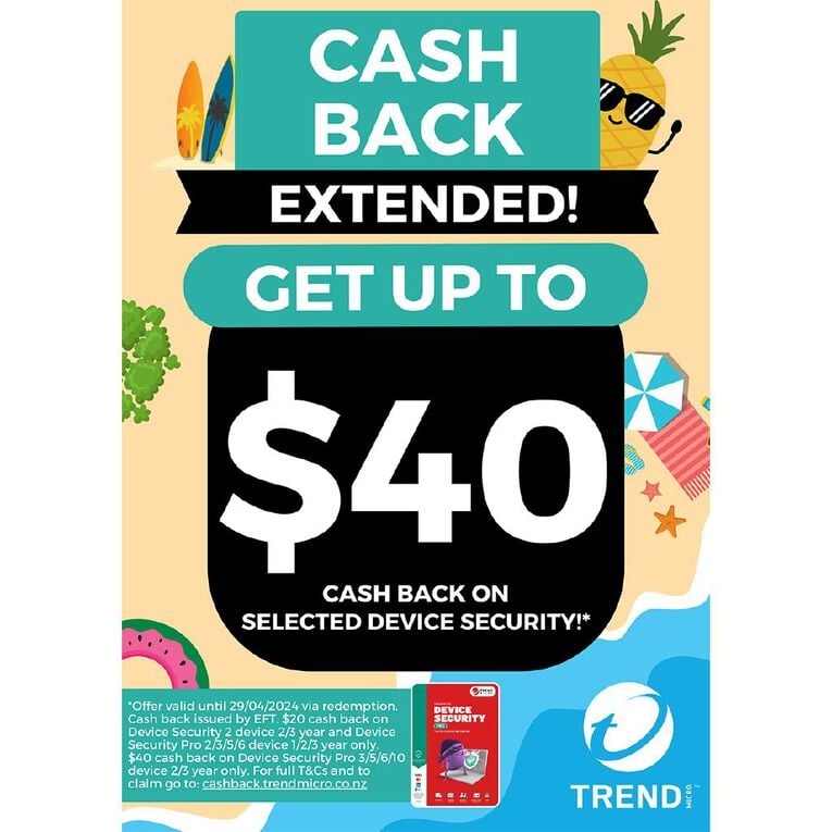 Trend Micro Device Security Pro 6 Device 1 Year Subscription, , hi-res