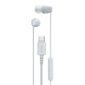 Sony IER-EX15C In-Ear Headphones with USB-C - White