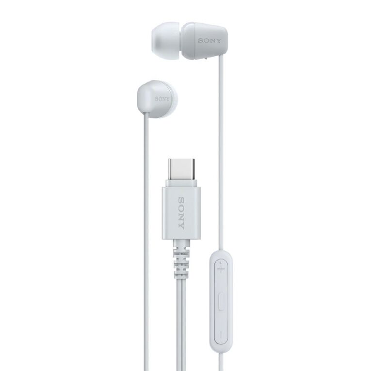 Sony IER-EX15C In-Ear Headphones with USB-C - White, , hi-res