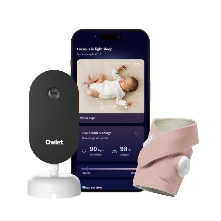 Owlet Dream Sight & Dream Sock Duo- Dusty Rose, , hi-res