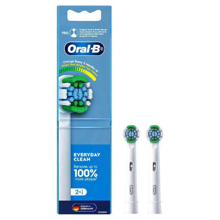 Oral-B Precision Clean Refill 2 Pack Brush Heads, , hi-res