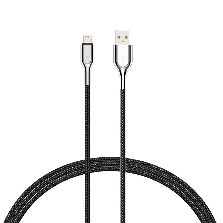 Armored Lightning to USBA Cable 3M Black Noel Leeming