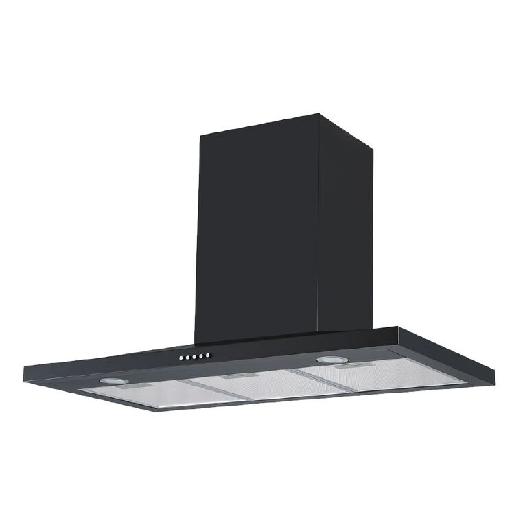 Award 90cm Low Profile Canopy Rangehood - Matt Black, , hi-res